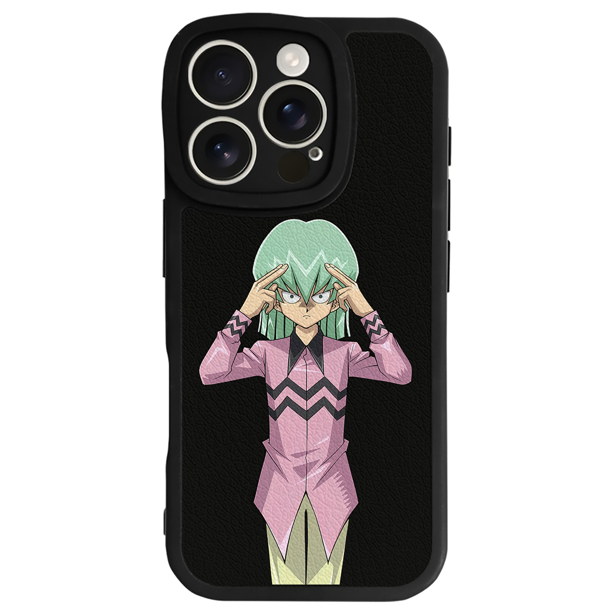 遊☆戯☆王 Yu-Gi-Oh! 【iPhone 16シリーズ対応】シリコンスマホケース（レザー調） 材質：シリコン